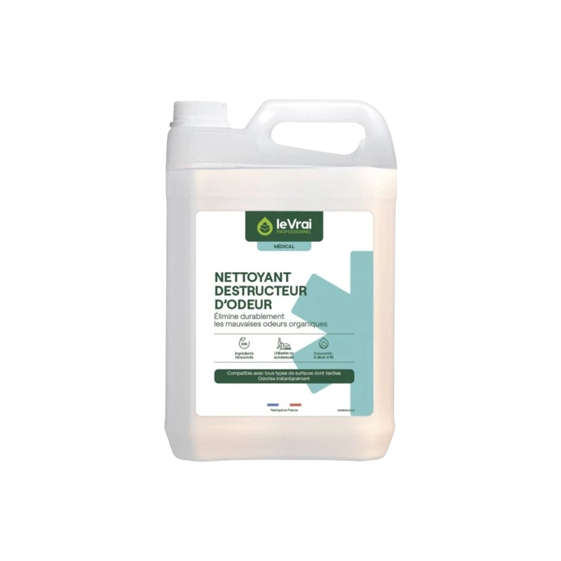 Nettoyant destructeur d'odeurs urine - Bidon de 5 Litres LCM - 1 Nettoyant destructeur d'odeurs urine - Bidon de 5 Litres LCM - 1