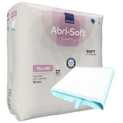 Abri-Soft SuperDry Bordable - Alèse jetable 70x180cm Abena Abri Soft - 1