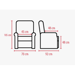 Fauteuil Releveur Thelma - 4 moteurs  - 5