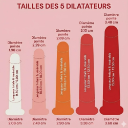 5 Dilatateurs Vaginaux en Silicone Médical - Bodyotics Bodyotics - 1