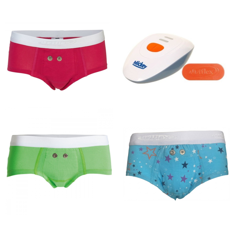 Uriflex - Pack de 3 boxers femmes + alarme stop pipi Mickey URIFLEX - 1
