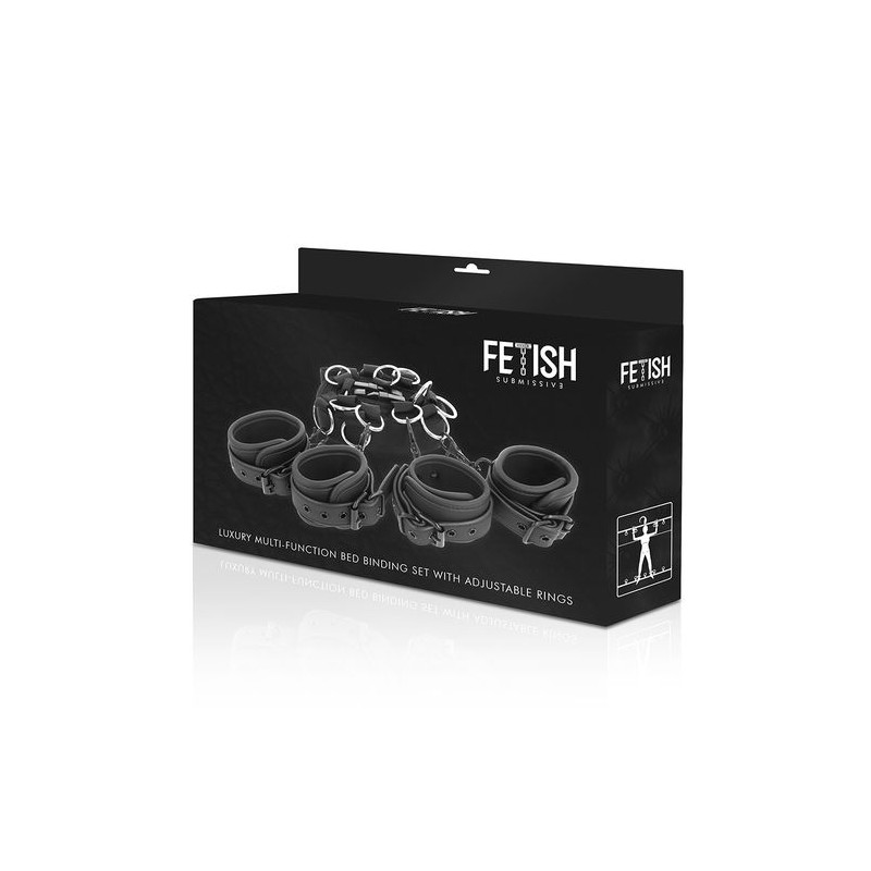 copy of KINK - Menottes manchettes plumes et chaîne noires FETISH FANTASY SERIES - 1