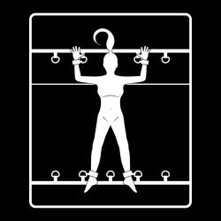 copy of KINK - Menottes manchettes plumes et chaîne noires FETISH FANTASY SERIES - 7