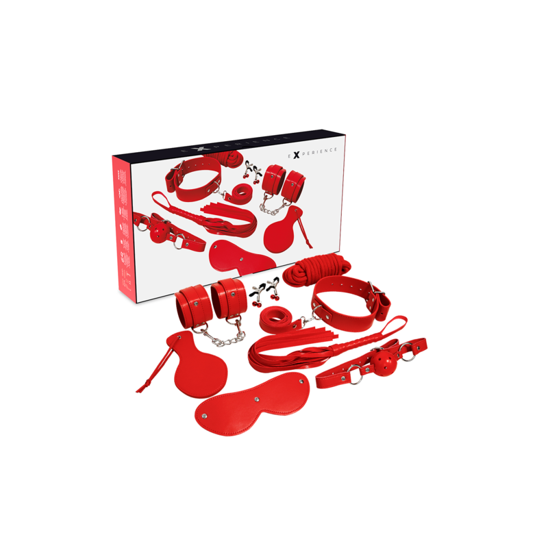 EXPERIENCE - Kit fétichisme BDSM - Rouge FETISH FANTASY SERIES - 1