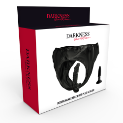 DARKNESS - Culotte avec Plug et Gode interchangeable DARKNESS SENSATIONS - 4