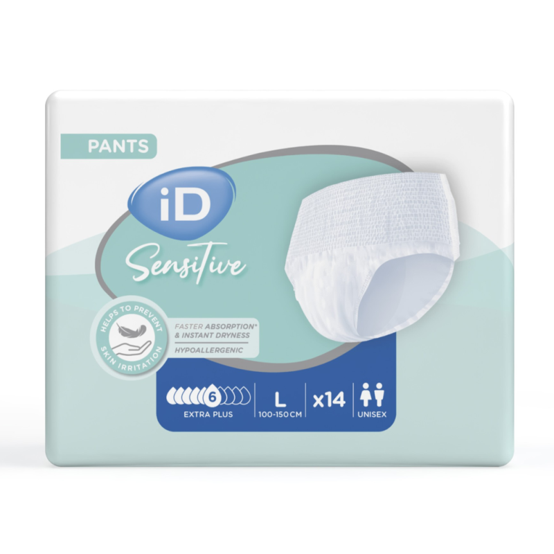 ID Sensitive Pants L Extra Plus - Slip Absorbant / Pants - Pack de 16 iD Sensitive - 1
