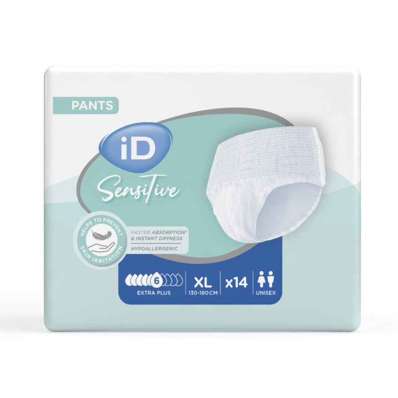 ID Sensitive Pants Extra Plus XL - Slip Absorbant / Pants - Pack de 4 sachets iD Sensitive - 1