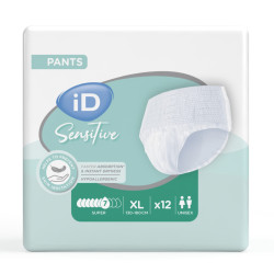iD Sensitive Pants XL Super  - Slip Absorbant / Pants - Pack de 16 aschets Ontex ID Pants - 1
