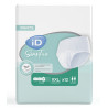 iD Sensitive Pants Super XXL - Slip absorbant/ Pants - Pack de 4 sachets