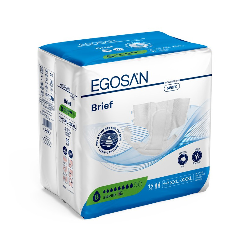 Egosan bariatric Slip XXL/XXXL SUPER - Couches Adulte Egosan Slip - 1
