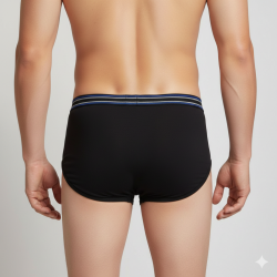 Slip incontinence Homme Noir - TOMY - SANYGIA Sanygia - 1