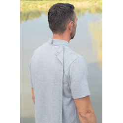 Polo homme ouvert dos pressions L'âge d'or - 3