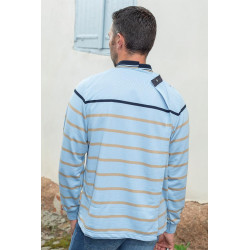 Polo manches longues ouverture dos pressions L'âge d'or - 2