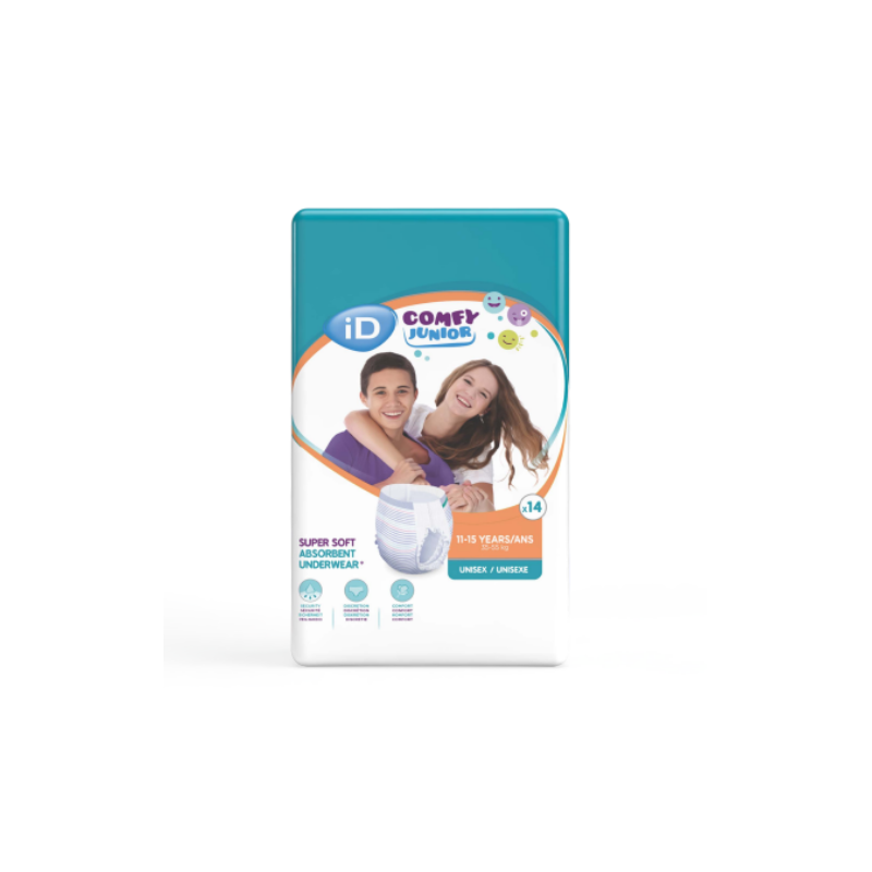 iD Comfy Junior 11-15 ans - Pants ado Ontex ID Comfy Junior - 1