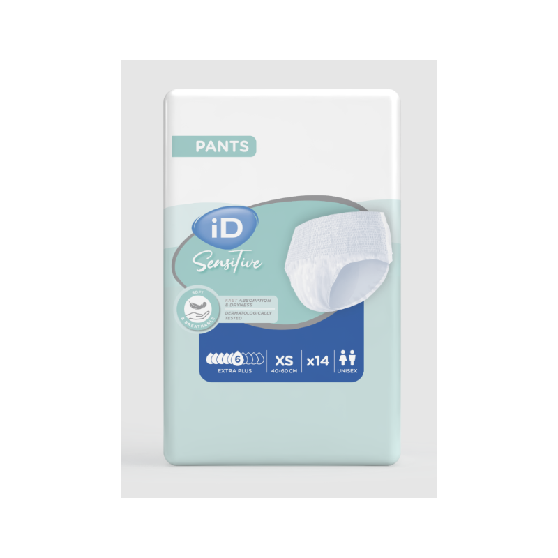 ID Sensitive Pants XS Extra Plus - Slip Absorbant / Pants iD Sensitive - 1