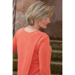 Pull Croisé Dos Saumon- vêtement spécialisé L'âge d'or - 3