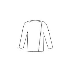 copy of Pull croisé dos motifs viscose gris - vêtement spécialisé L'âge d'or - 3