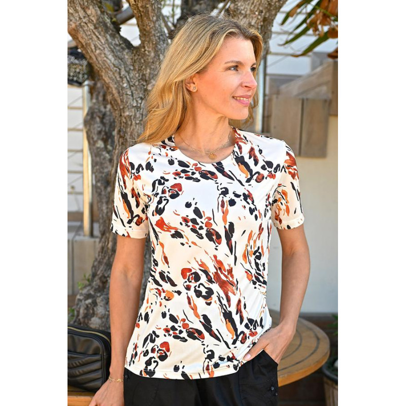 Top à pressions croisé dos Beige L'âge d'or - 1