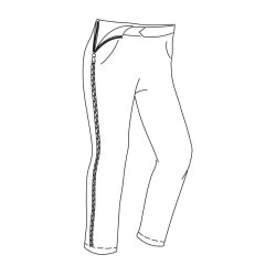 Pantalon élastique avec poche urinaire - vêtement spécialisé L'âge d'or - 3