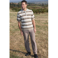 Pantalon élastique avec poche urinaire - vêtement spécialisé L'âge d'or - 2