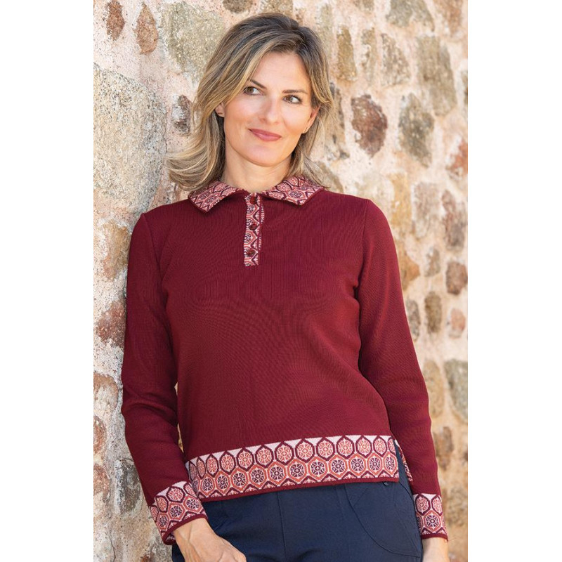 Polo femme fermeture dos aimantée L'âge d'or - 1