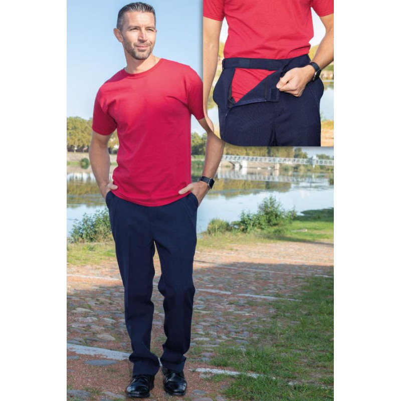 copy of Pantalon élastique avec poche urinaire - vêtement spécialisé L'âge d'or - 1
