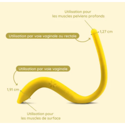 Baguette pelvienne chauffante Intimate Rose - 1