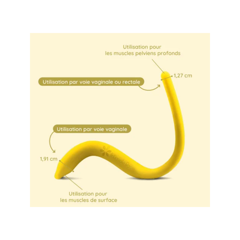 Baguette pelvienne chauffante Intimate Rose - 1