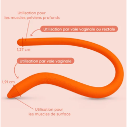 Baguette pelvienne pliable Intimate Rose - 2