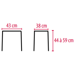 Tabouret de douche rectangulaire Tao Joleti JOLETI - 2