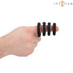 copy of 6 anneaux de constrictions silicone noir  - 4