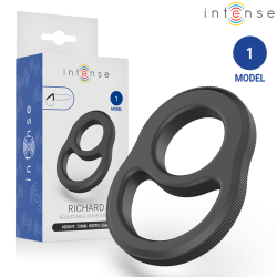 Double anneau de constriction pénis - Modèle 1 - Intense  - 1