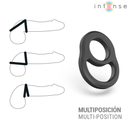 Double anneau de constriction pénis - Modèle 1 - Intense  - 4