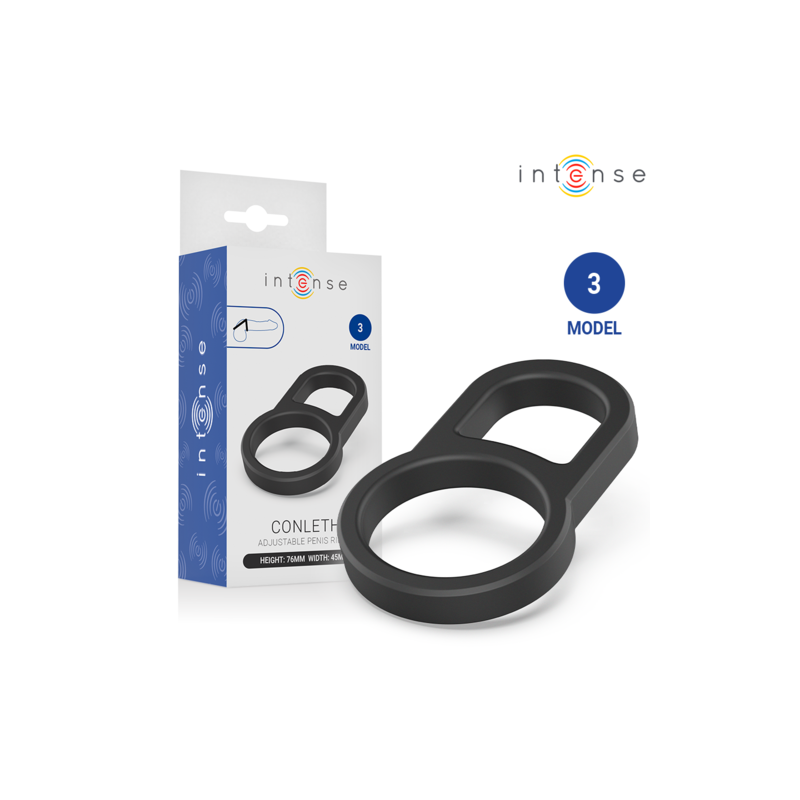 Double anneau de constriction pénis - Modèle 3 - Intense  - 1