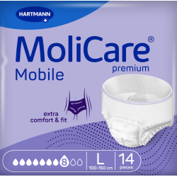 MoliCare Mobile - Slip Absorbant / Pants - 8 gouttes - L Hartmann MoliCare Premium Mobile - 2