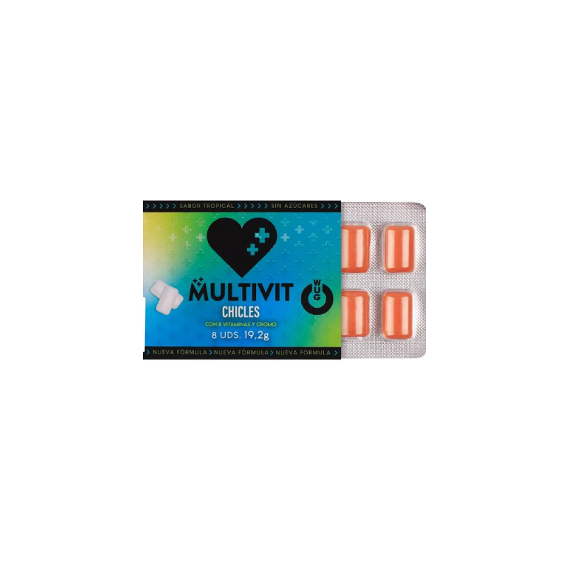 Multivit - Chewing-gum renforcement des défenses immunitaires - WUG GUM DREAMLOVE OUTLET - 1