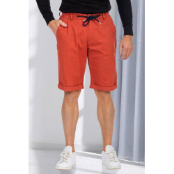 Bermuda coton avec bouton - ceinture élastique - Homme L'âge d'or - 1