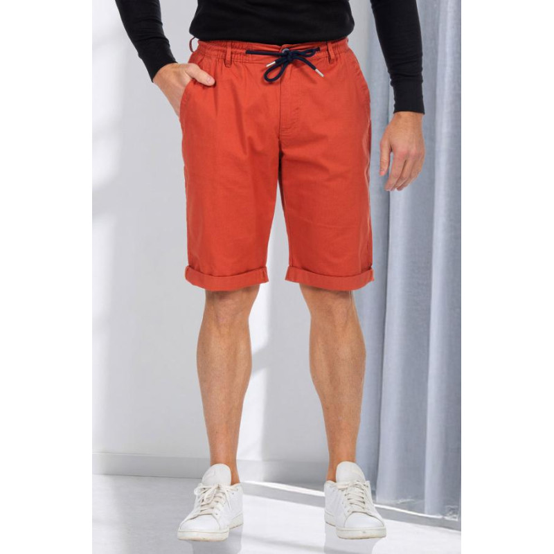Bermuda coton avec bouton - ceinture élastique - Homme L'âge d'or - 1
