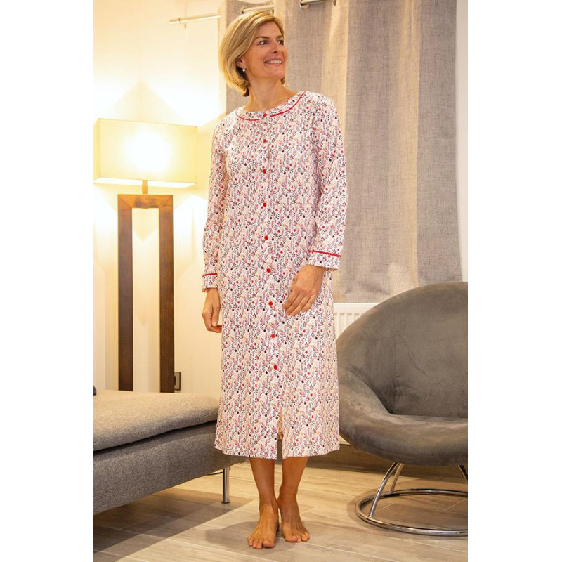 Chemise de nuit en Coton - Ouverture devant - L'Age d'Or L'âge d'or - 3