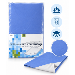 SEGUNA - Alèse lavable bordable - 90 x 175 cm (surface d'absorption de 85 x 90 cm) Seguna Bed Pads - 2
