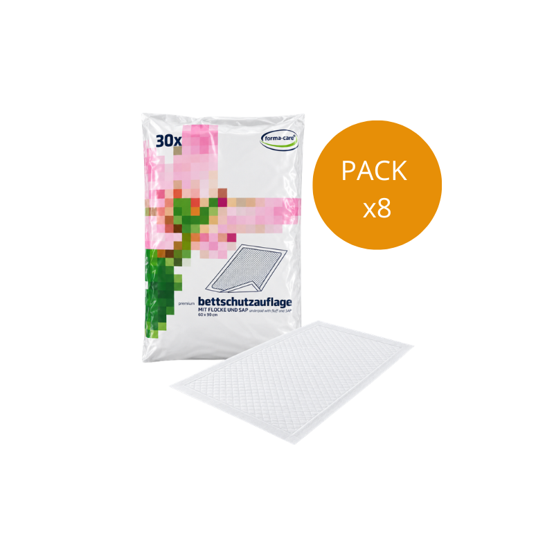 SEGUNA Medical Bed Pads Super - Pack de 8 sachets - Alèses jetables 60x90cm Seguna Bed Pads - 3