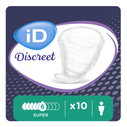 ID Discreet light pads for men Super (x10) - Protection urinaire homme ID Discreet - 1
