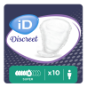 ID Discreet light pads for men Super (x10) - Protection urinaire homme
