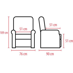 Fauteuil releveur Solvia - 3 moteurs LCM - 6