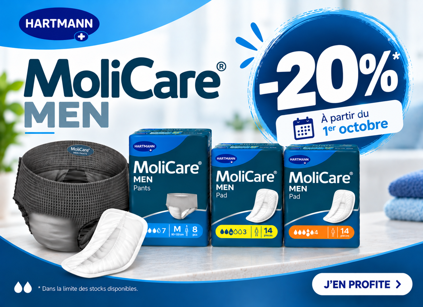 Promo Hartmann Molicare Men 