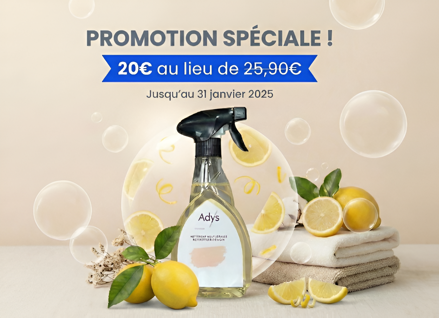 PROMOTION Spray destructeur d'odeurs
